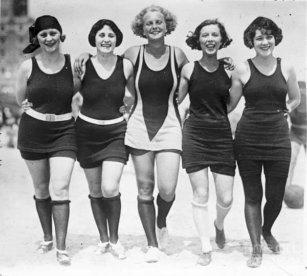 Ropa deportiva para mujeres 1920-1930