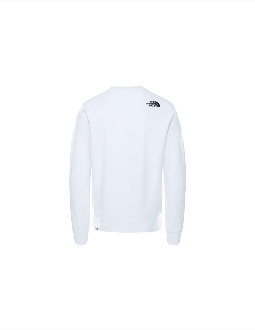 SUDADERA NORTH FACE M DREW PEAK CREW TNF WHT/TNF BLK