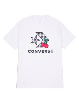 Camiseta Converse cherry star chevron infill tee whit