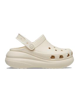 Zueco Crocs classic crush clog  u bone