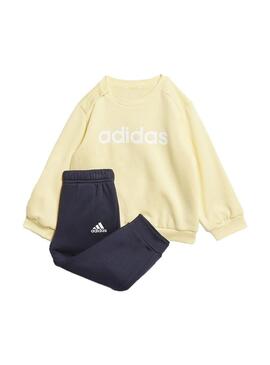 Conjunto Adidas i lin fl jog almyel/white