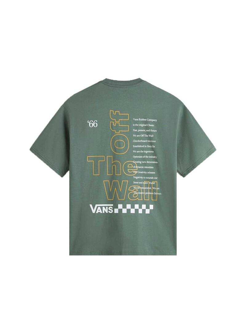 Camiseta Vans posted ss dark forest