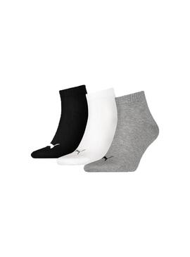 Calcetines Puma Unisex Quarter Plair 3p