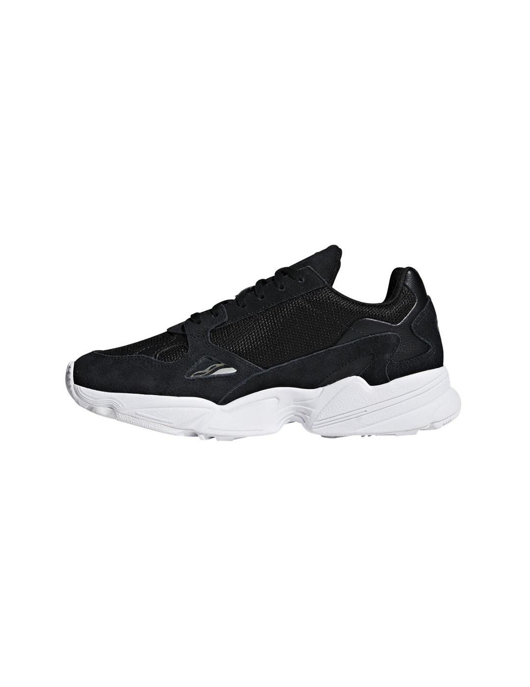 ZAPATILLA MUJER ADIDAS FALCON W NEGRA MALLA