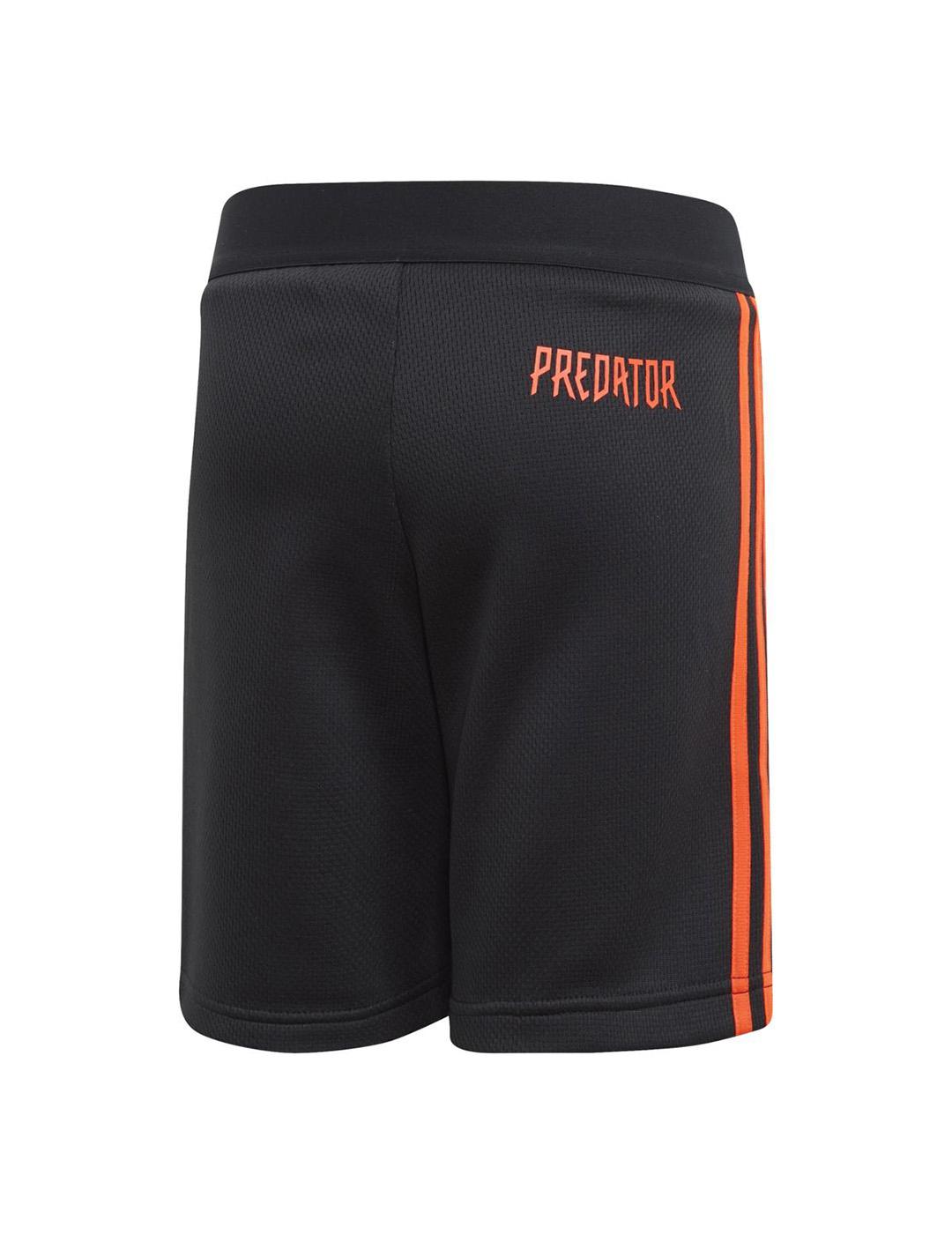 PANTALON NIÑOS ADIDAS YB P 3S SHORT NEGRO ALGODON