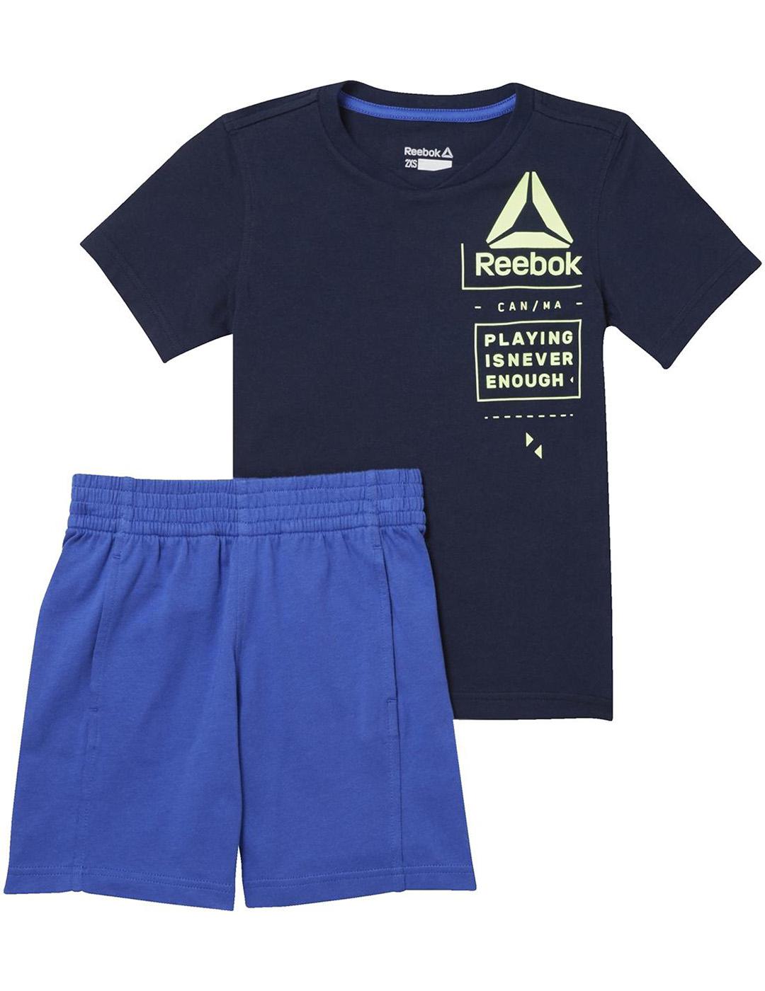 CAMISETA Y PANTALON PARA NIÑO REEBOK B ES SS SET