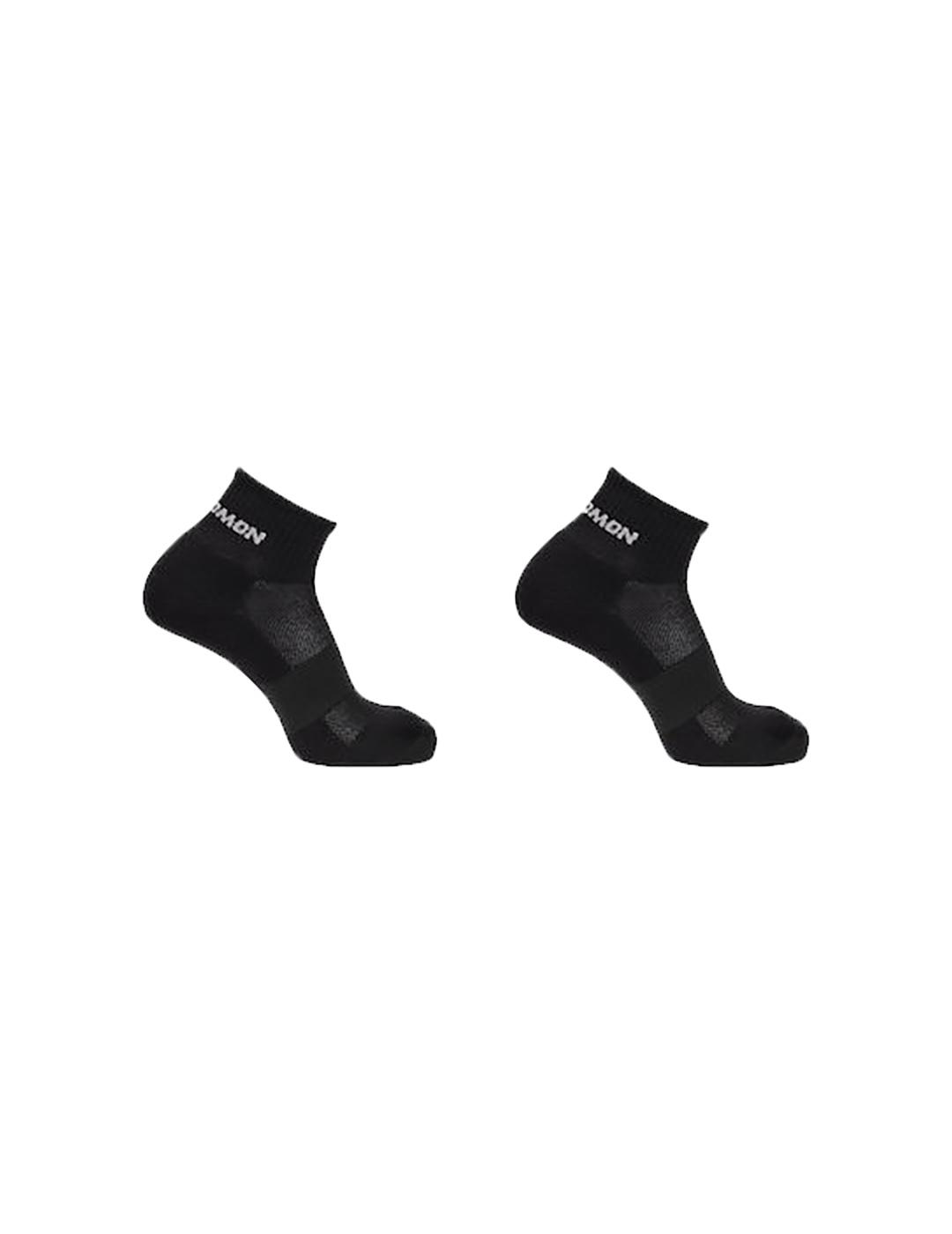 Calcetín Salomon evasion ankle 2-pack black/black