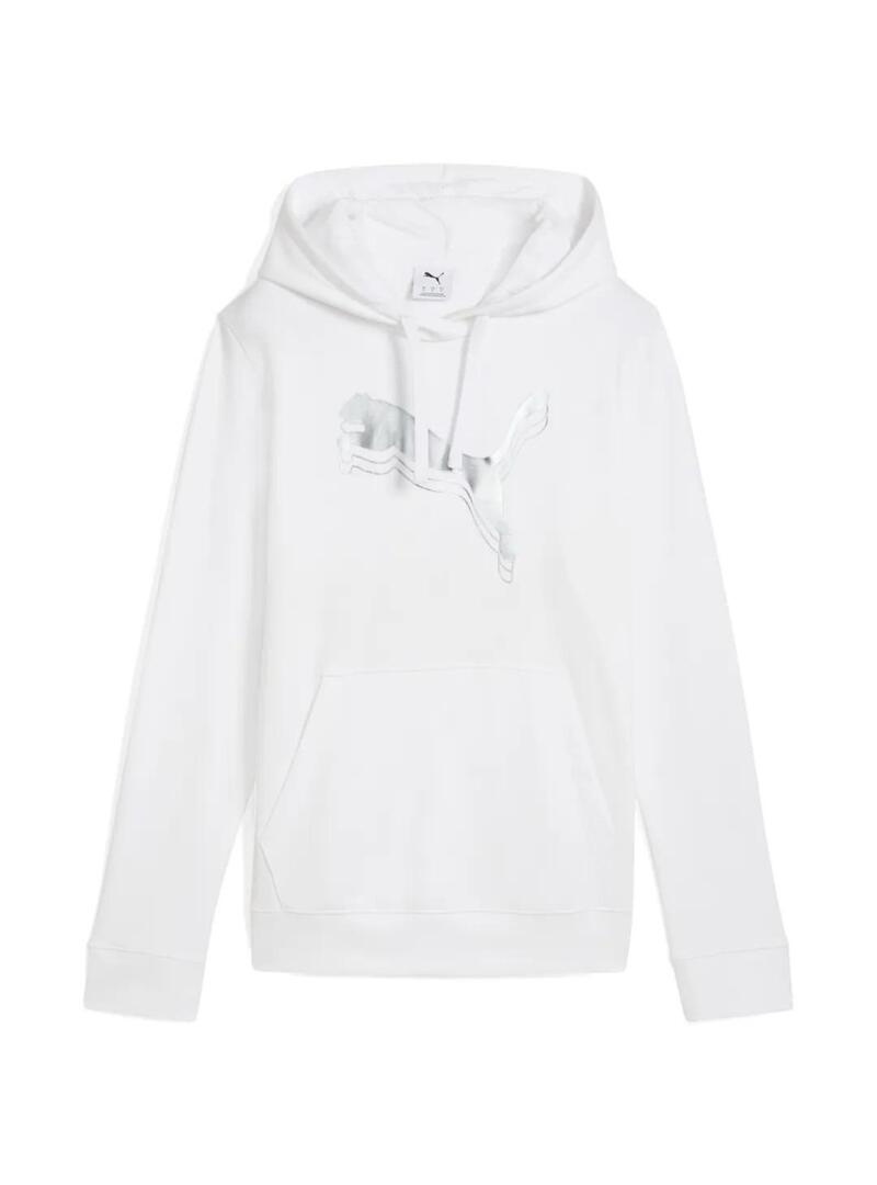 Sudadera Puma Essential metallic hoodie tr