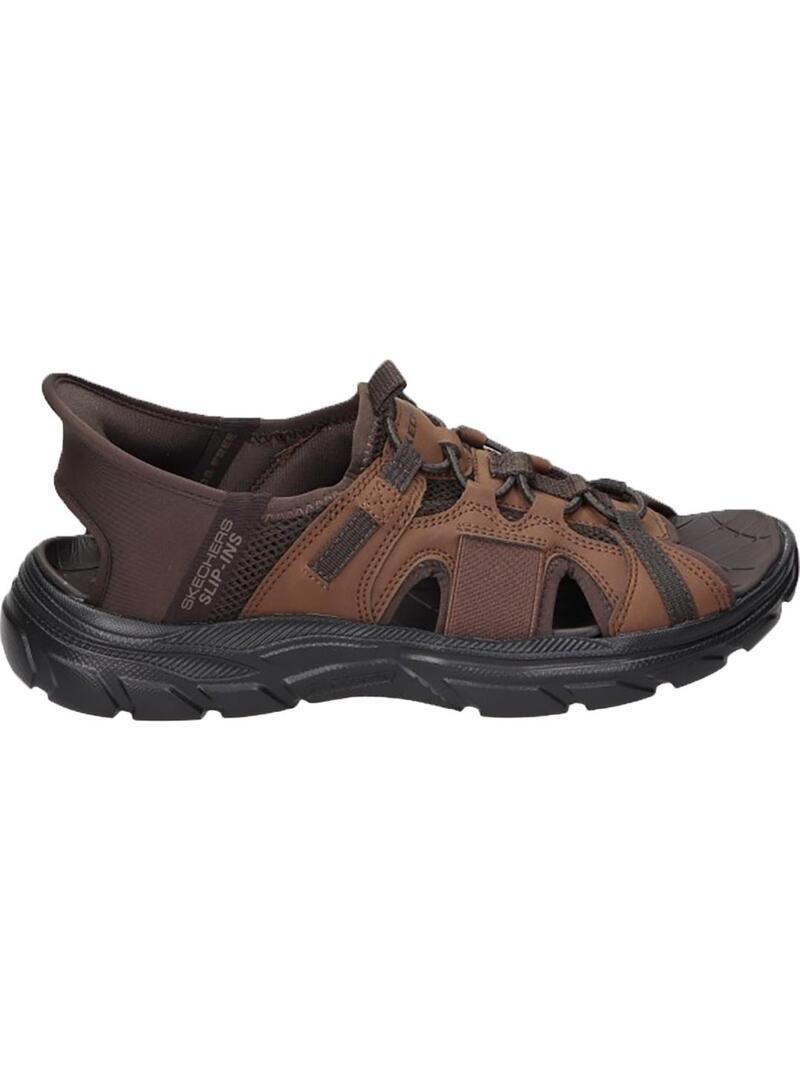 Sandalia Skechers revolted ss-merrick dark brown