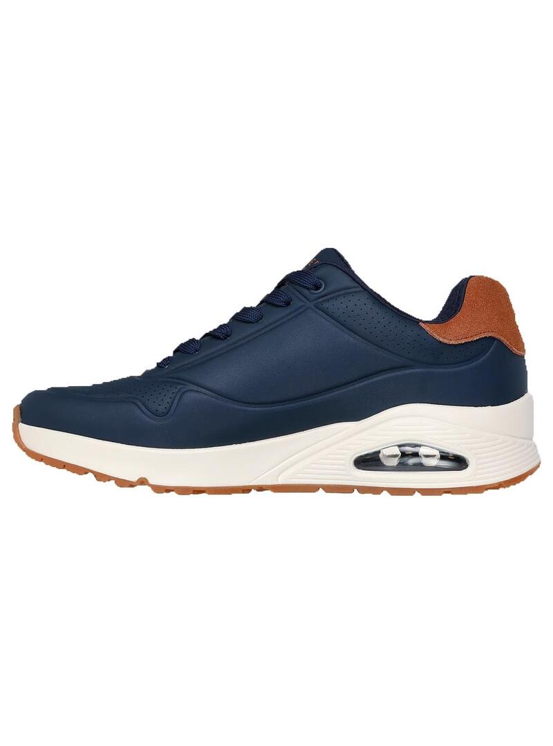 Zapatilla Skechers uno-suited on air navy