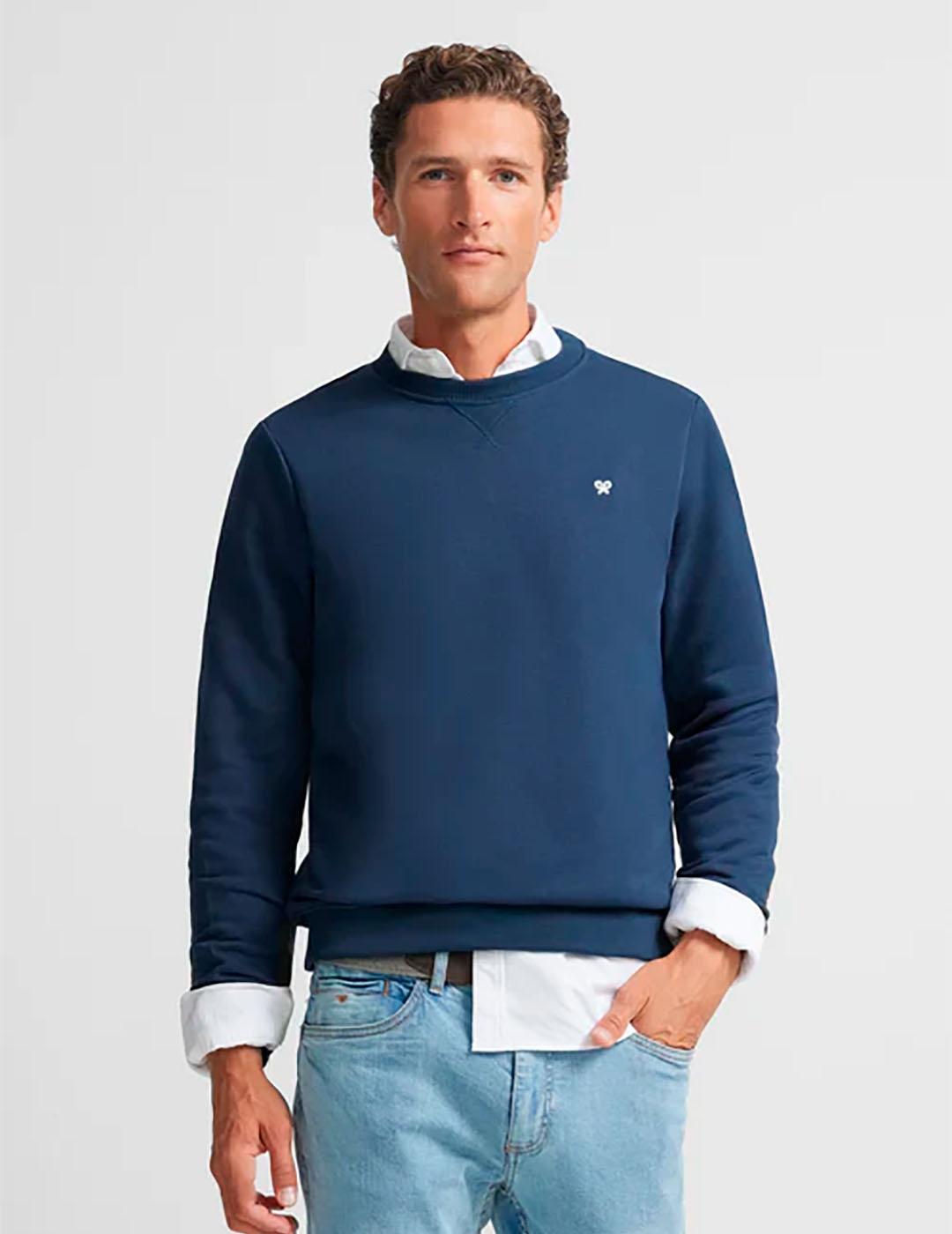 SILBON SUDADERA MINILOGO MARINA