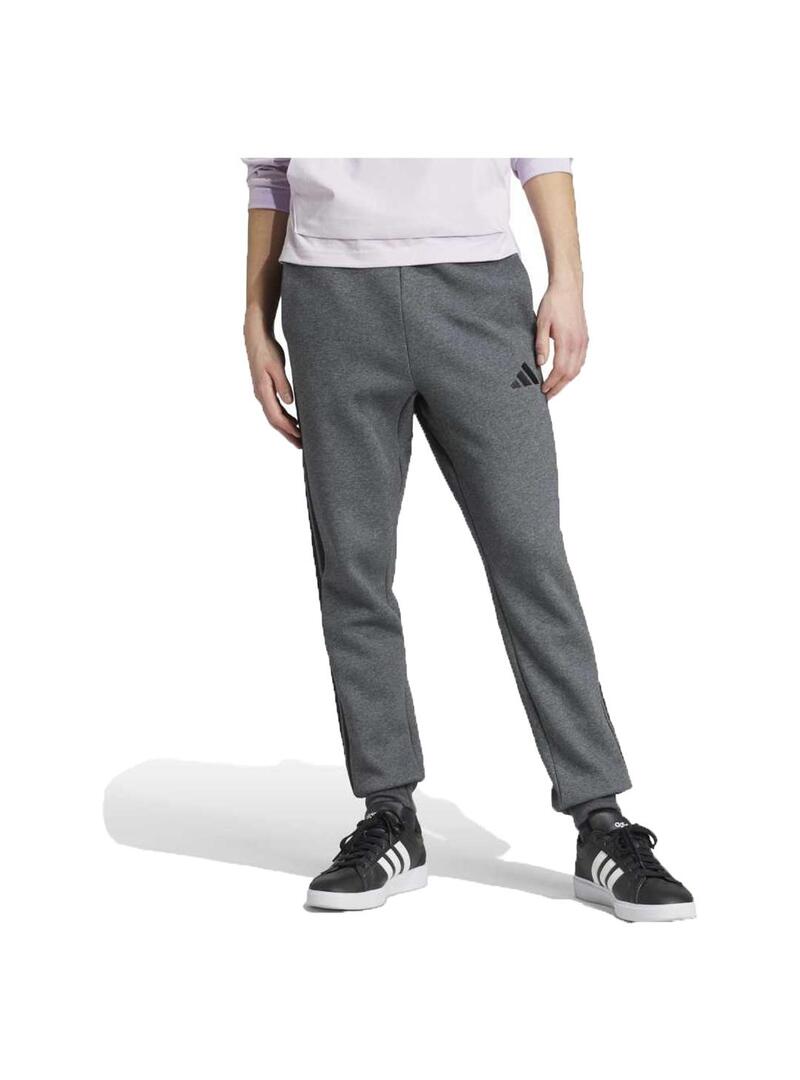 Pantalón Adidas m 3s fleece Gris