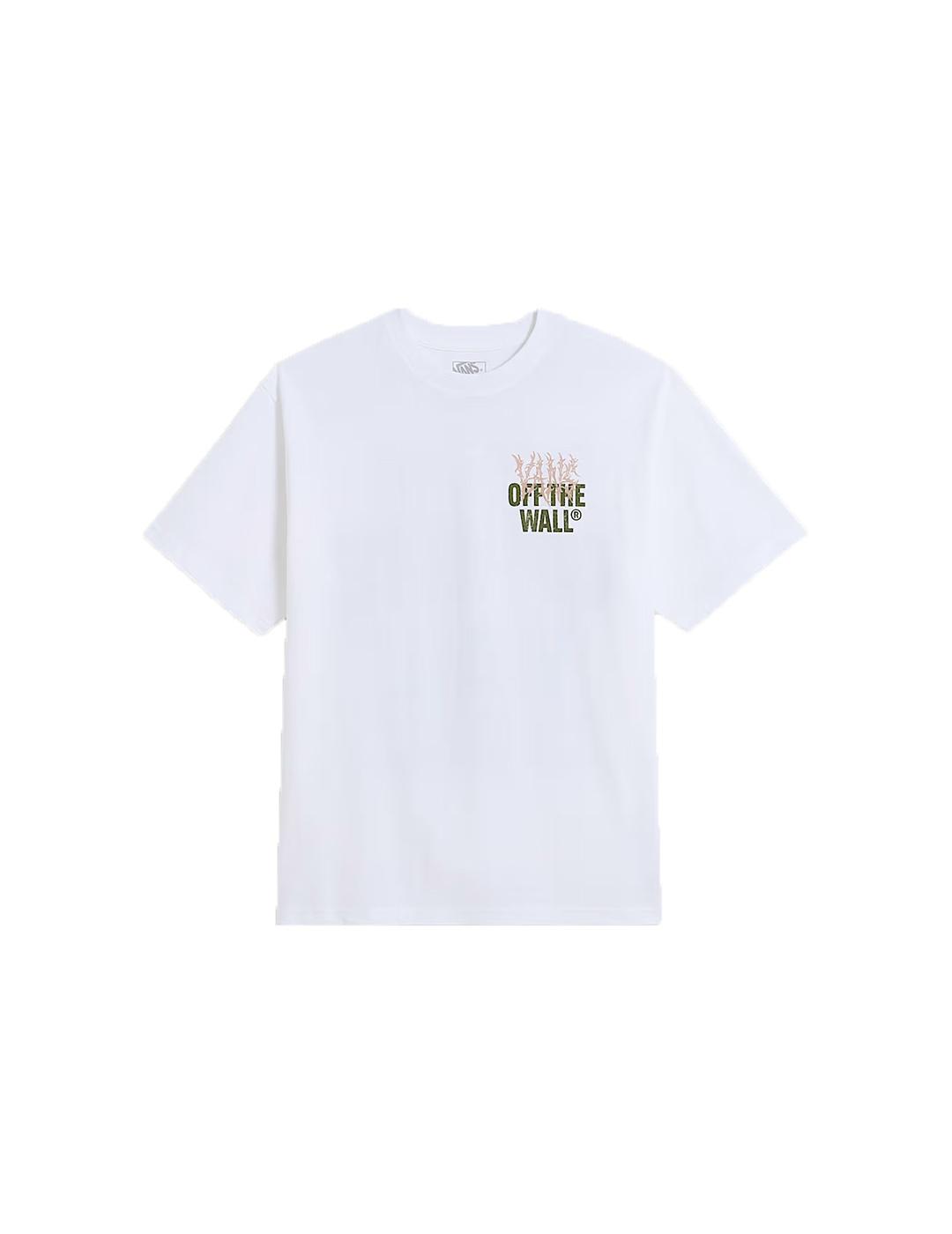 Camiseta Vans metal wall ss white white