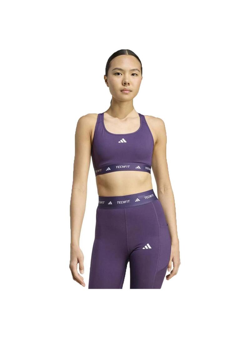 Sujetador deportivo Adidas Techfit