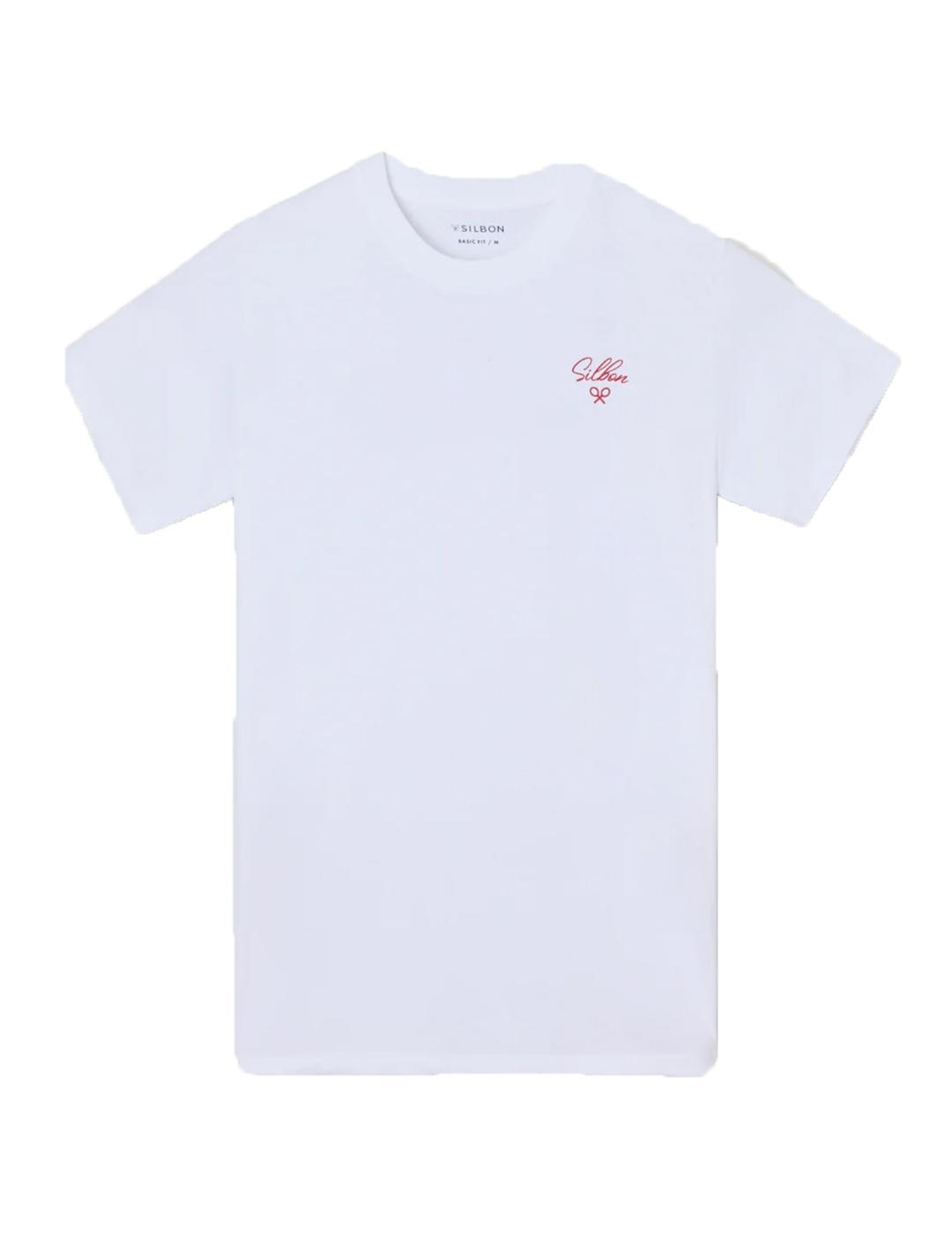 Camiseta Silbon  le marais blanca
