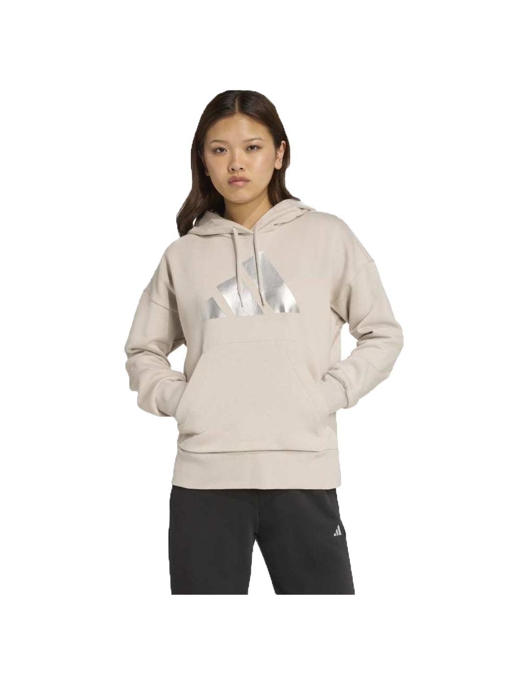 Sudadera Adidas w holiday metallic