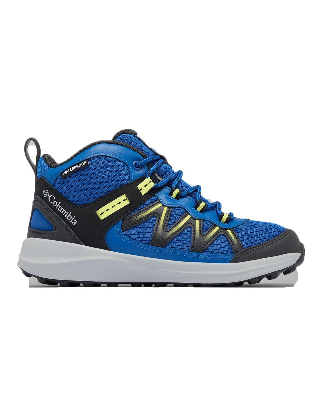 Bota Columbia youth peakfreak rush mid waterproof
