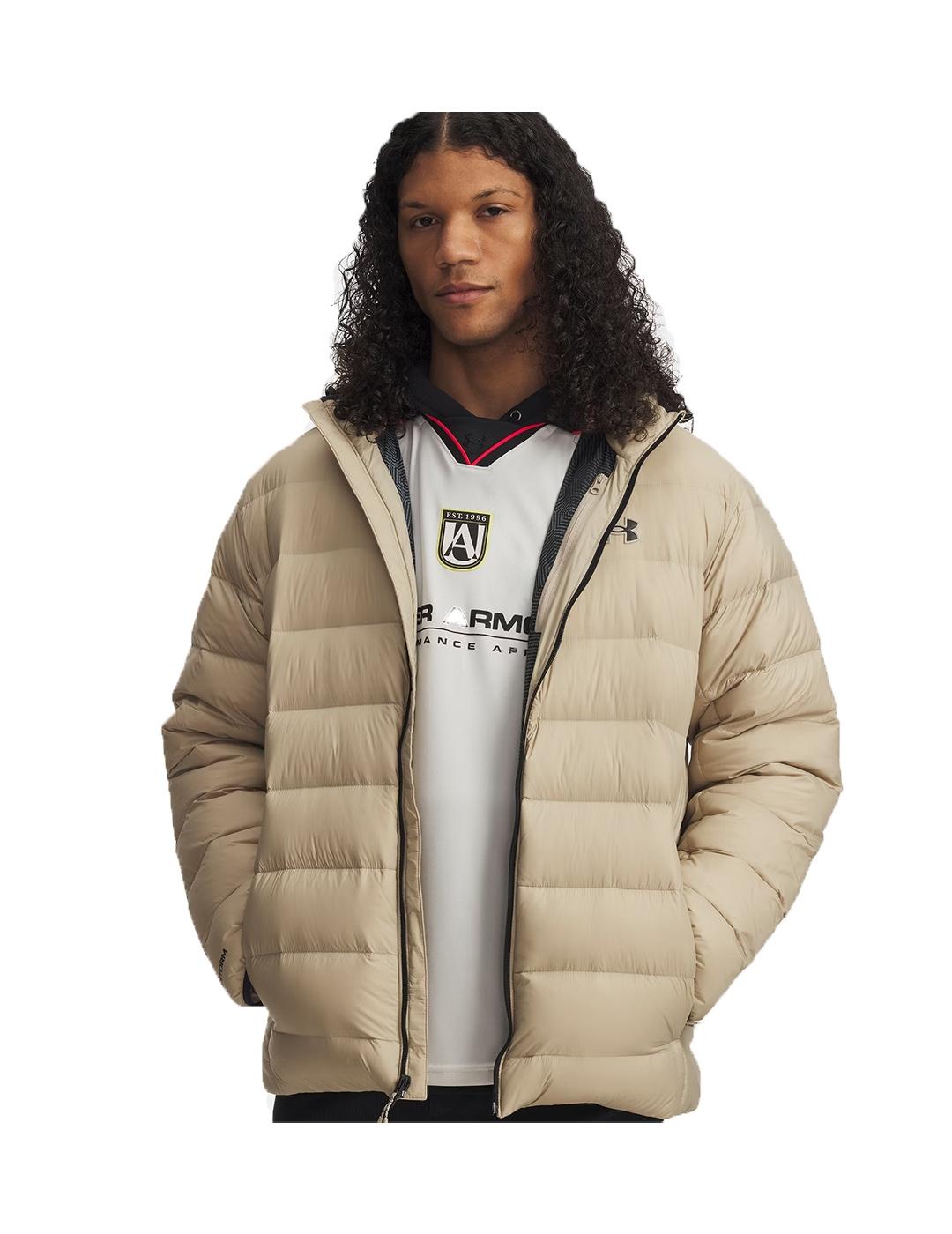 Cazadpra Under armour legend down hooded jacket