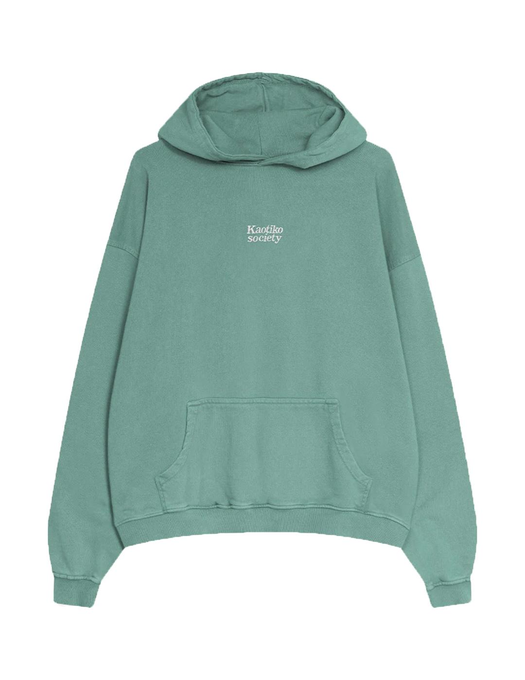 Sudadera Kaotiko cap washed cesare