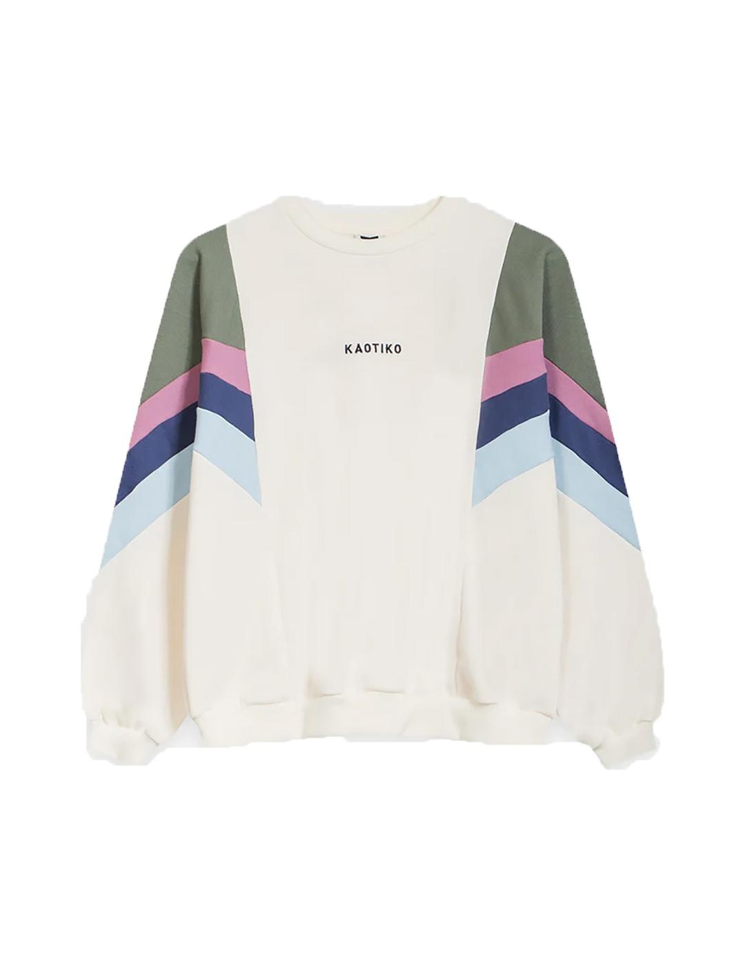 Sudadera Kaotiko crew ginger