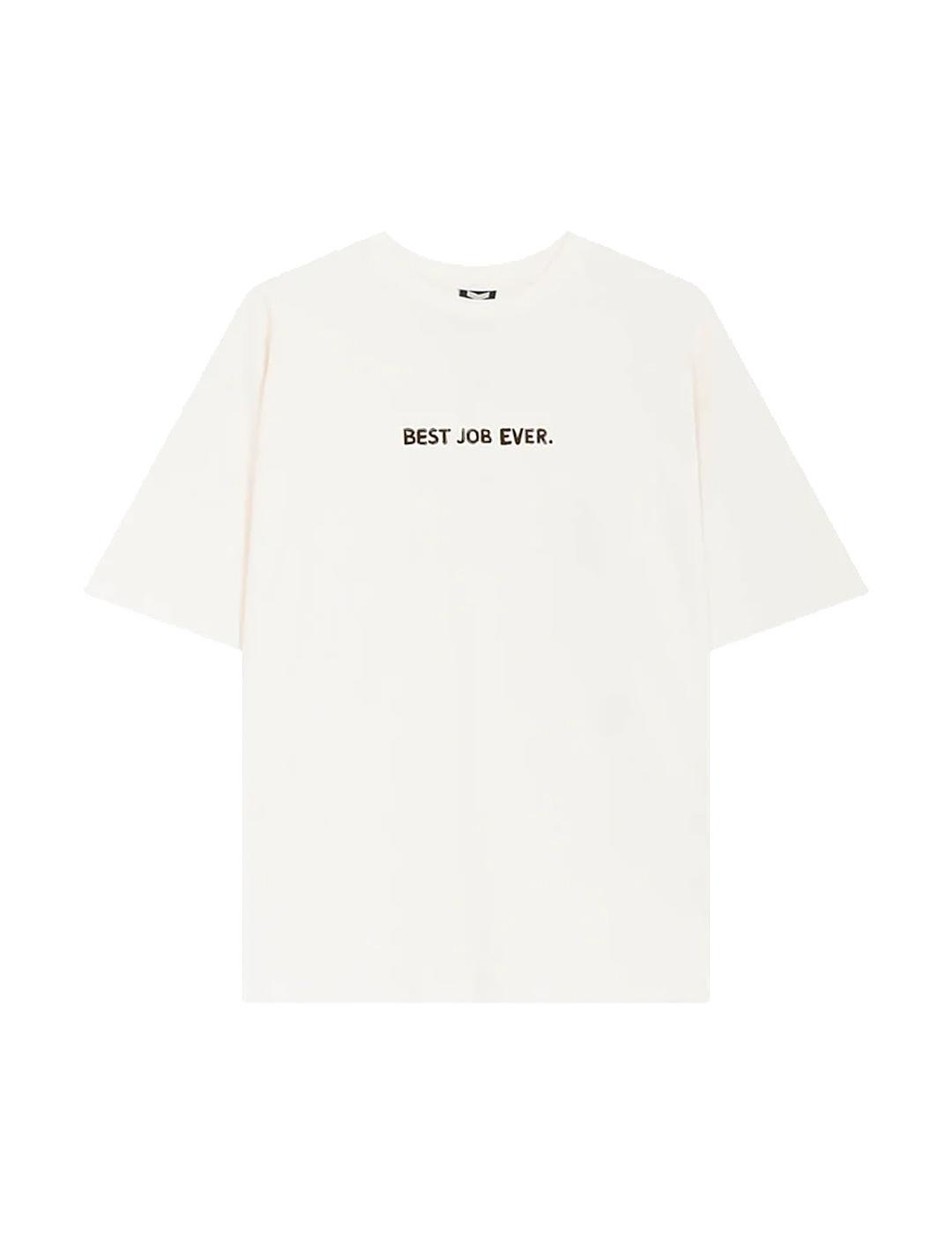 Camiseta Kaotiko m/c best job ever cotton