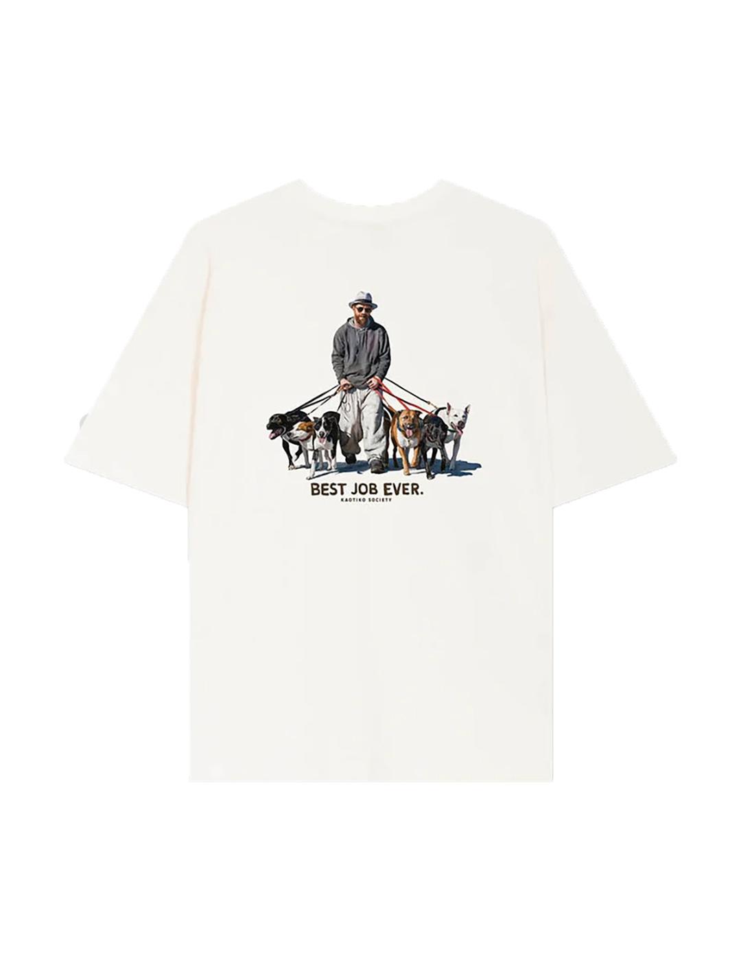 Camiseta Kaotiko m/c best job ever cotton