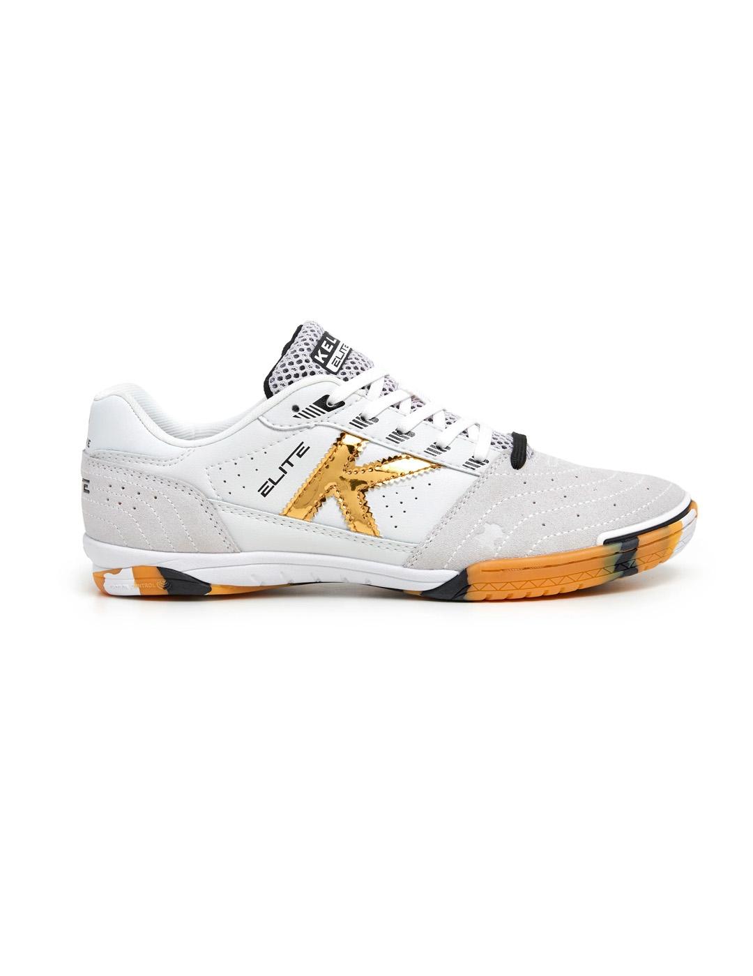 Kelme elite white gold/black