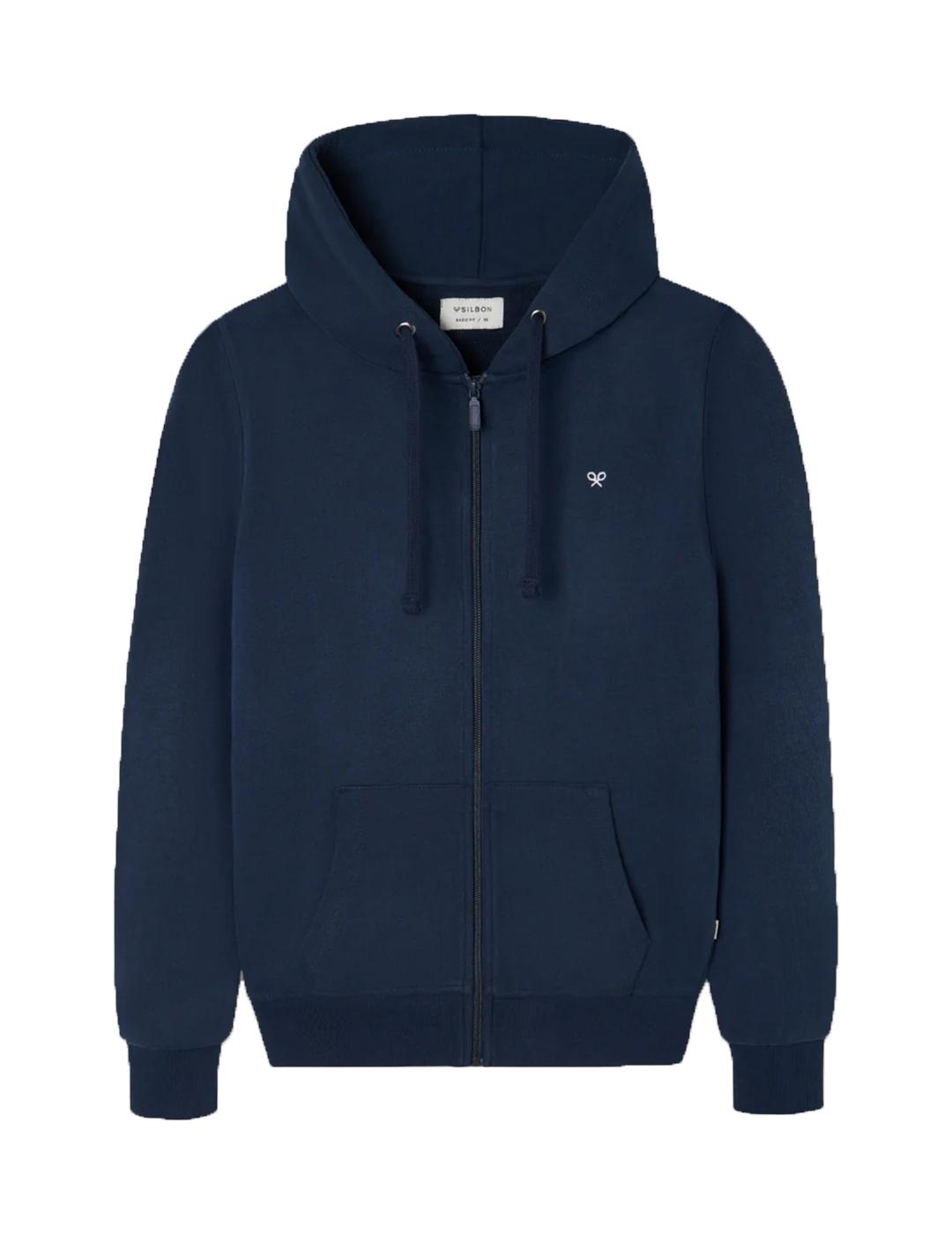 Chaqueta Silbon clasica hoodie marino