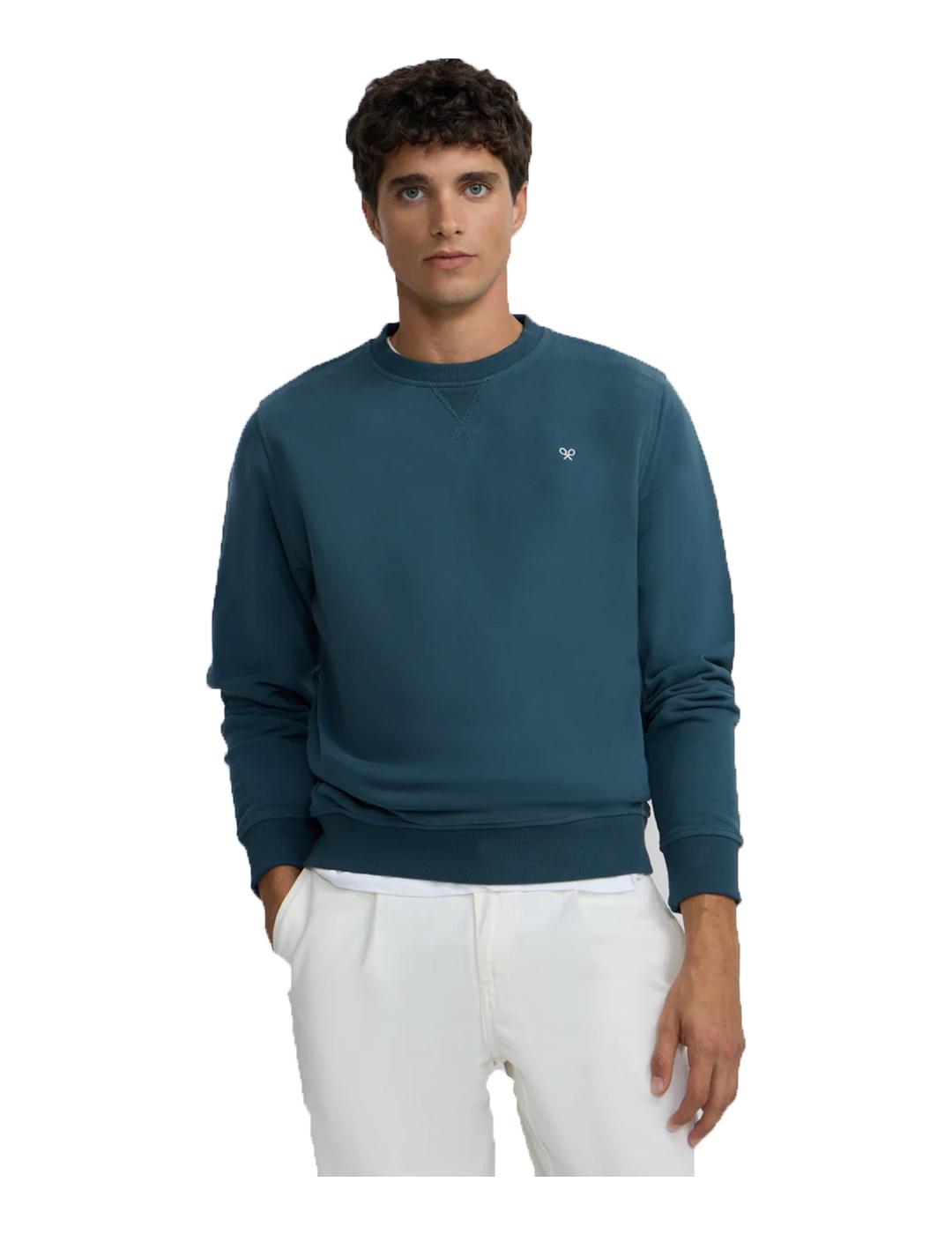 Silbon sudadera minilogo petróleo